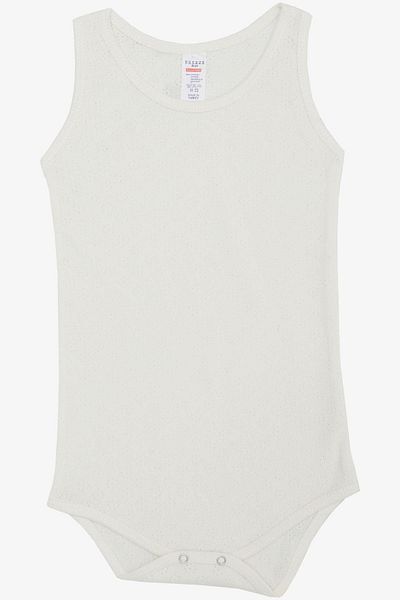 Breeze 9 Months-3 Years Baby Boy Bodysuit - Jacquard, Snap-On Undershirt Bodysuit, Ecru