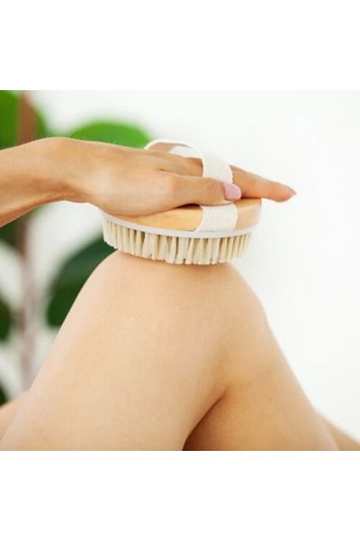 MGA SHOP Natural Horsehair Organic Bath Brush