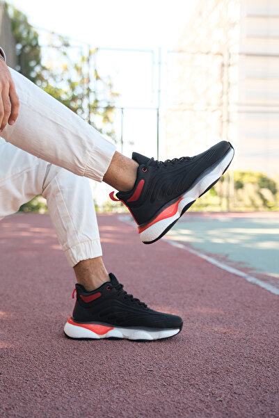 Riccon Чоловічі кросівки Tharndaer 0012420 Чорні Червоні