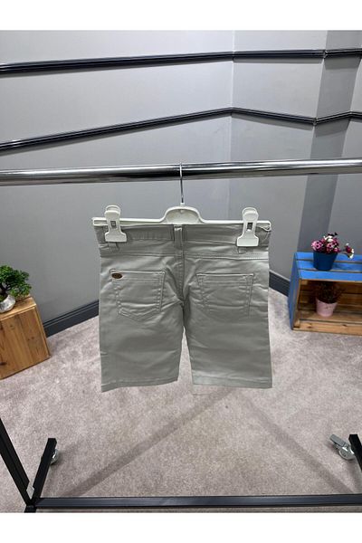 Cool Exclusive Boy's 100% Cotton Double Pocket Gabardine Shorts