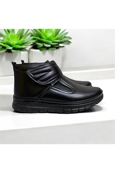 Wanetti Ορθοπεδικές χειμερινές μπότες μαμάς - Velcro και Fleece, Λαστιχένια σόλα