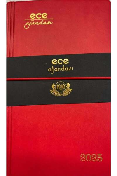 Ece -Yeni Akçay Krmz Czgl Gnlk 12X18 2025