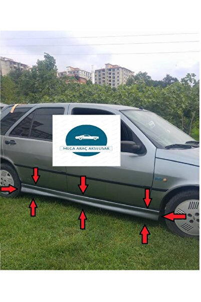 MEGA Fiat Tipo Marşpiyel Takımı Sağ Sol Takım Fiberclass Boyasız Siyah Teslim
