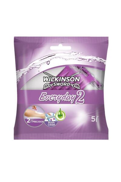 Wilkinson Sword Everyday 2, Çift Bıçaklı Kadın Kullan At Tıraş Bıçağı 5 Adet