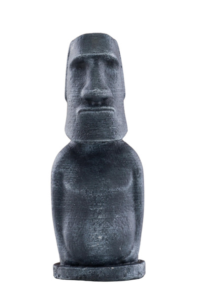 ArkeoArt Design Moai Kafası Heykeli - Paskalya Adası'nın Mistik Simgesi, 18 cm