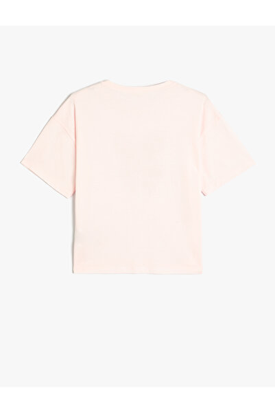 Koton Rövid ujjú pamut póló - masnimintás, legénységi nyakú