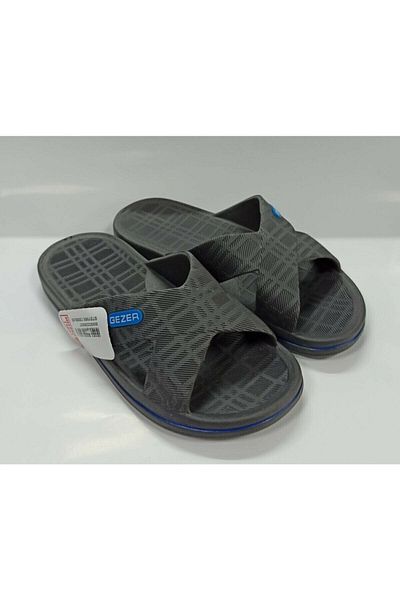 GEZER Ανδρικές παντόφλες Wet Floor Γκρι