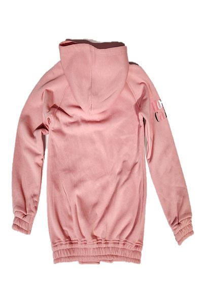 miniklife 7-16 Years Old Boys and Girls Hooded Cardigan - 3 Thread Raised Winter Model