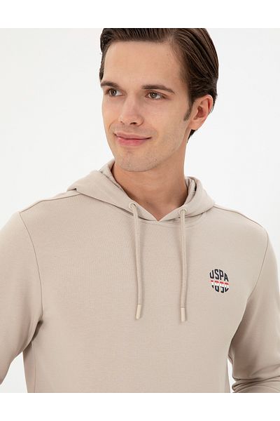 U.S. Polo Assn. Men's Stone Sweatshirt 50293454 -Vr049