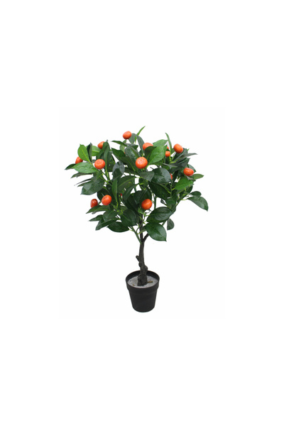 LAMEDORE Τεχνητό Πορτοκαλόδεντρο 70 εκ. Ύψος Μεγάλο με Φρούτα Που Φαίνεται Πραγματικό Χωρίς Γλάστρα