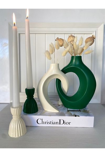 Luthien Dear Ivy Vase and Candlestick Set