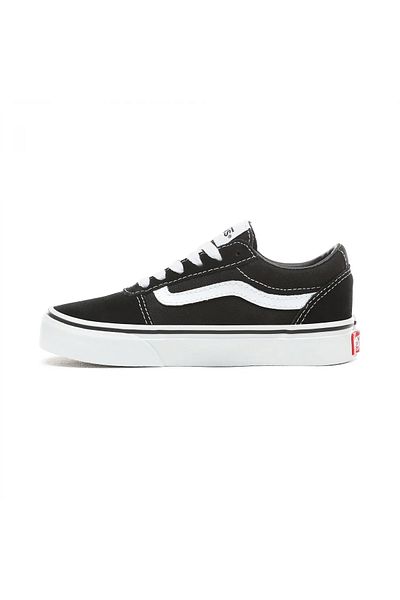Vans Pantofi casual negri cu șireturi pentru copii