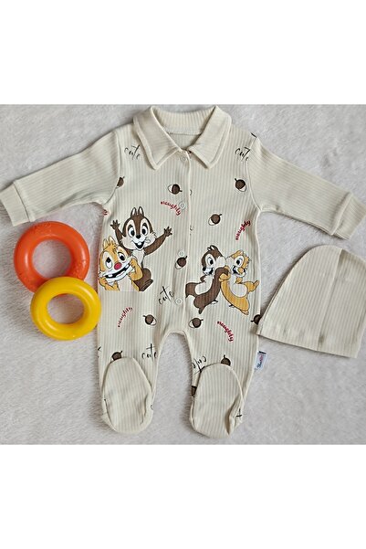 MİNİCEY BABY طفل رضيع طفل السنجاب قبعة طويلة الأكمام 2 قطعة طفل السروال القصي...