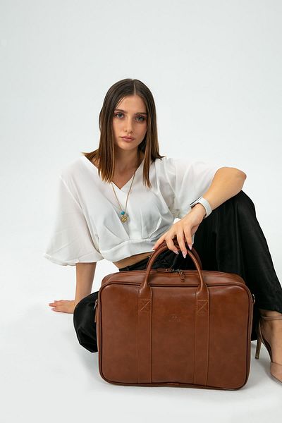 Necati Çanta Macbook Organizer Χαρτοφύλακας Laptop 15,6" & 16" ιντσών Μαύρισμα