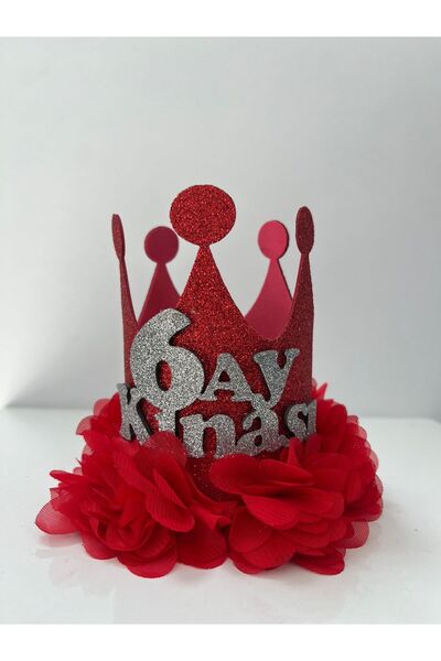 OGELAPARTY KINA TACI ÇİÇEKLİ - 6 AY KINATACI - KIZ TACI