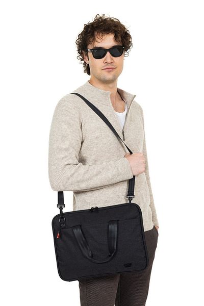 Necati Çanta 13 and 14 Inch Black Macbook Organizer - Laptop Briefcase