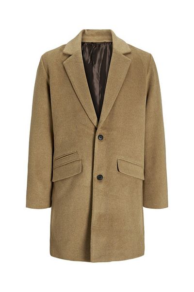Jack & Jones Men's Khaki Jjhays Coat Coat 12258389 -Khaki