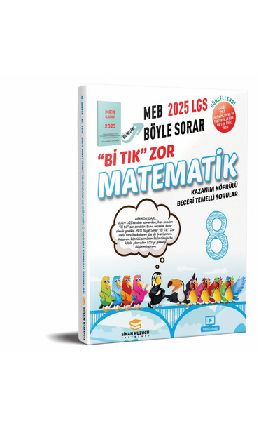 En Yayınları 2025 LGS Bİ TIK ZOR MATEMATİK SORU BANKASI 2026 KAPAK