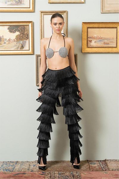 Kikiriki Katkat Fringed Trousers