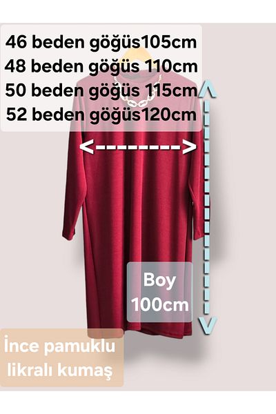 ENDAMIM Large Size Tunic - Twist Knitted Fabric, Lycra