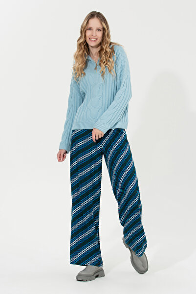 U.S. Polo Assn. Women's Cobalt Blue Trousers 50253086 -Vr077