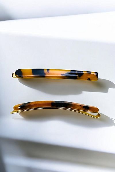 PETEK AKSESUAR 2 PCS ACRYLIC BONE QUALITY WIRE BUCKLE