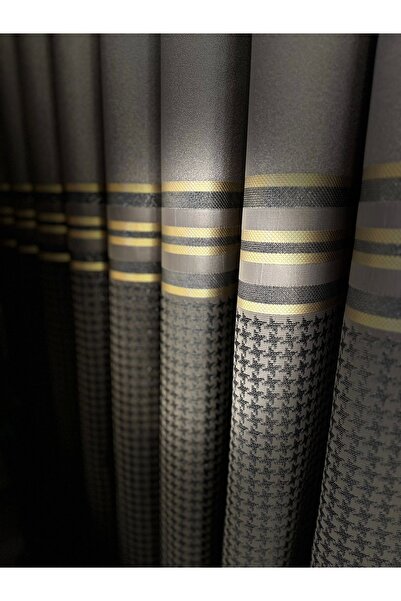 NİVEMESHOME Nivemeshome Didim Ft 671537   V-5403 Ασημί 1/3 Κλείστε πλισέ κουρτίνα φόντου Apm