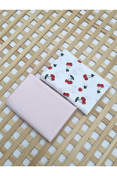 Yada Baby Çok Amaçlı Müslin Örtü 2 ADET %100 Pamuklu Organik 80x80 Cm