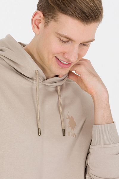 U.S. Polo Assn. Men's Stone Hooded Sweatshirt 50253234 -Vr049