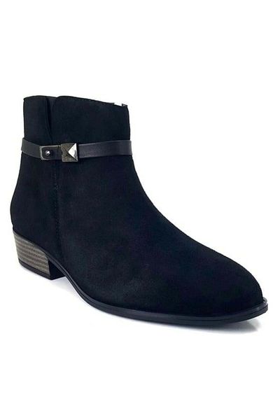 Mammamia 4560 Model - Genuine Leather Black Suede Women's Boots