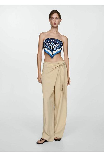 MANGO Woman Eșarfă cu model
