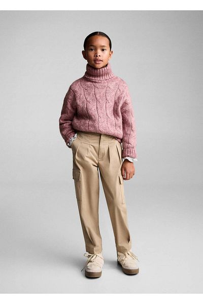 MANGO Kids Knitted Patterned Sweater