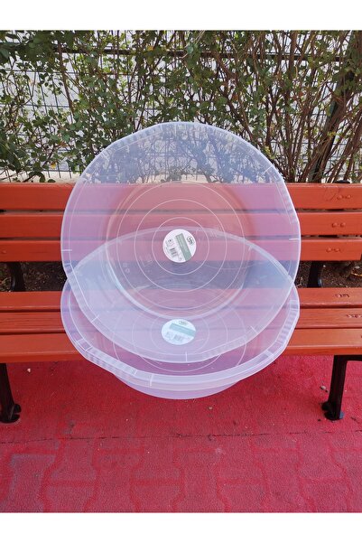 KAPLANBABA Şeffaf plastik leğen 48 litre çap 66 cm yükseklik 20 cm 1.kalite 1...