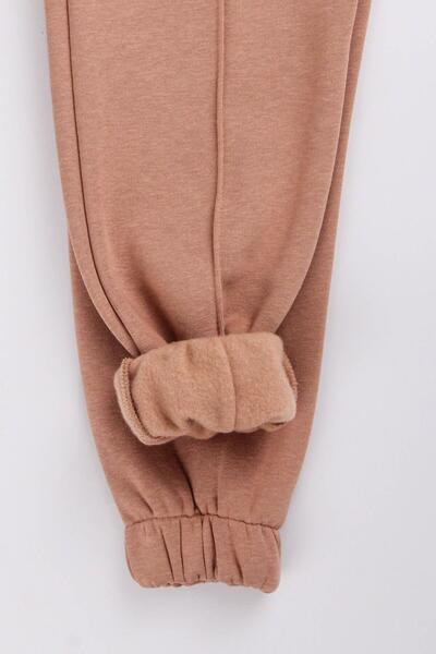 Perendi Unisex Παιδική Φούτερ - Άνετη Εφαρμογή, Ελαστική και Fleece, Καφέ