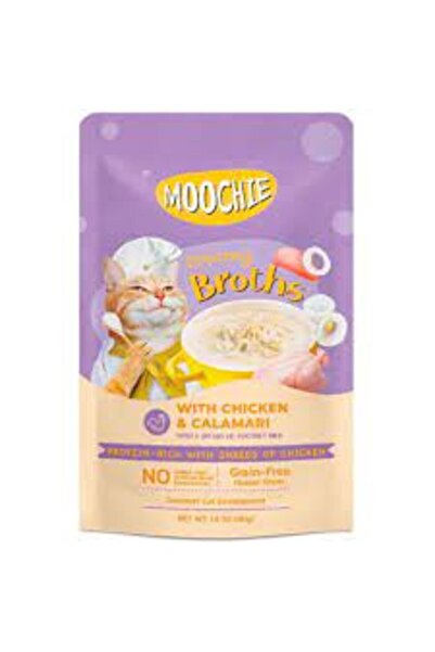 Genel Markalar Parça Tavuk Etli Ve Kalamarlı Tahılsız Kedi Çorbası 40 gr