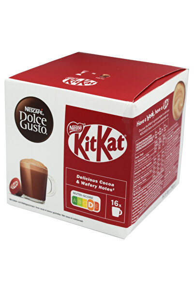 Nescafe Dolce makinesine uygun kitkat 16 kapsül çikolata
