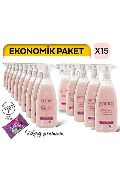 Viking Çok Amaçlı Yasemin & Vanilya 15 Adet 1 Adet Magic Sünger