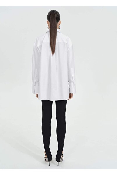 MANGO Woman Oversize bağ detaylı bluz