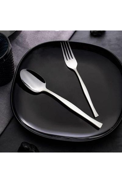 Nehir Elegant Simple Model Dessert Spoon 12 Liters