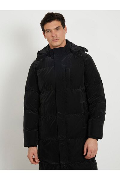 Guess Space Men's Goose Feather Long Coat