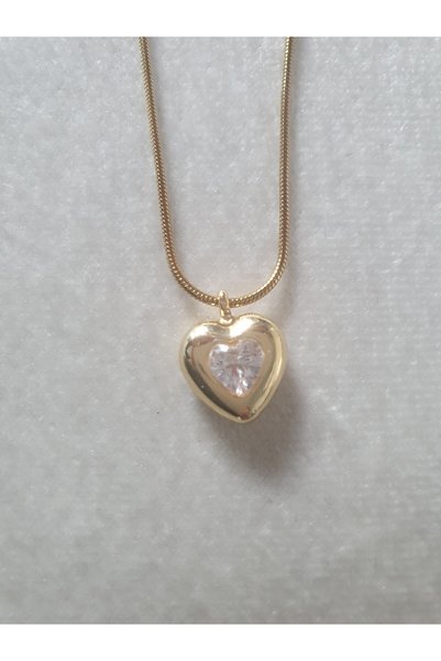 BS JEWELRY Heart Steel Necklace