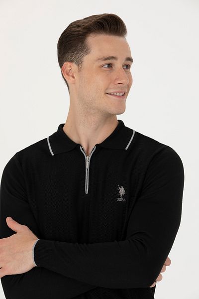 U.S. Polo Assn. Men's Black Sweater 50256192 -Vr046