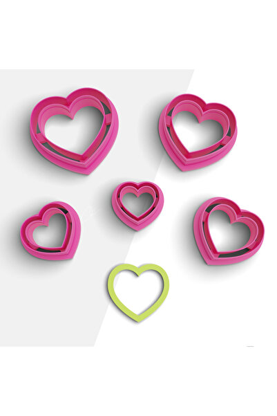 brocutters قالب قطع من طين البوليمر على شكل قلب، قوالب مجوهرات، قالب حلق، قاط...
