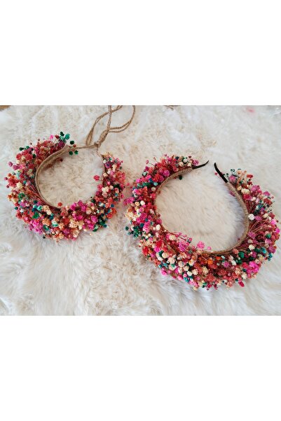 Masal Tasarım Anne Bebek kombin taç, anne çocuk taç , saç aksesuarı(1-3 yaş)(...