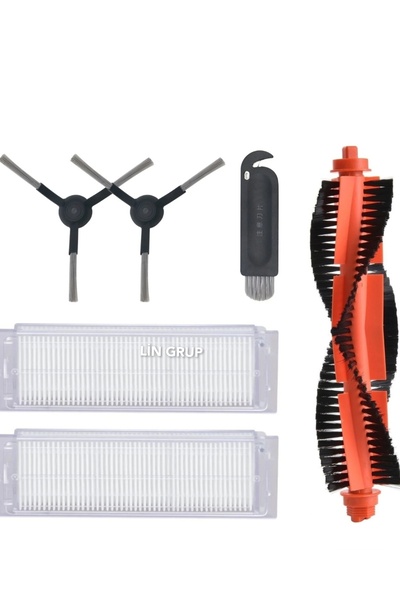 LİN GRUP Xiaomi Vacuum Mop 2S - قطع غيار فرشاة المكنسة الكهربائية الروبوتية، ...