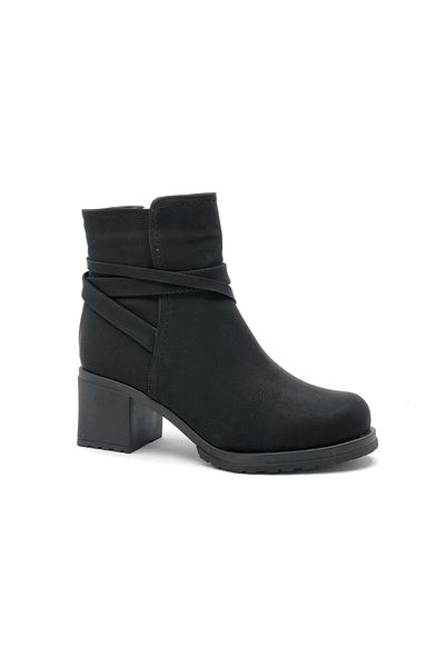 KOCAMANLAR Ayakdaş All Face Boots Γυναικείες Μπότες ΜΑΥΡΟ