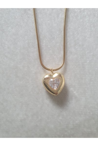 BS JEWELRY Heart Steel Necklace