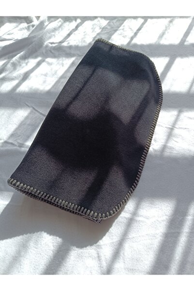 arslan deco Eșarfă neagră din lână Eșarfă din lână cusută