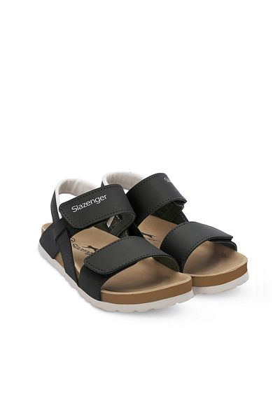 Slazenger Black Kermit Unisex Kids Sandals