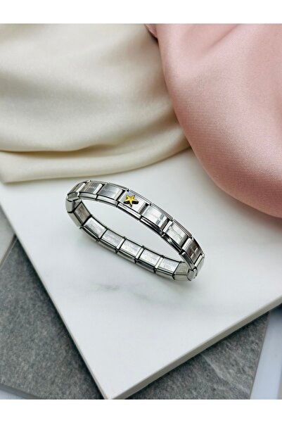 Lumiera سوار ستار تشارم إيطالي من الفولاذ مقاس 9 ملم